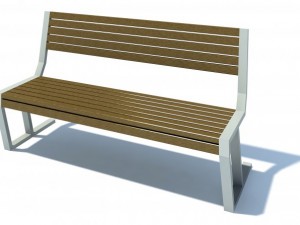 bench007 Model 3D