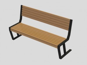 bench007 Model 3D