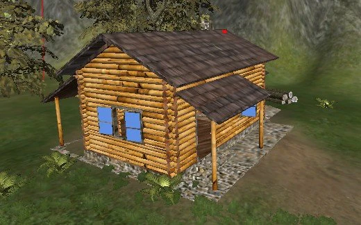 house wood 3D Model .c4d .max .obj .3ds .fbx .stl .blend 