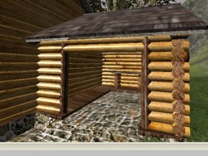 house wood 3D Model