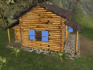 house wood 3D Model