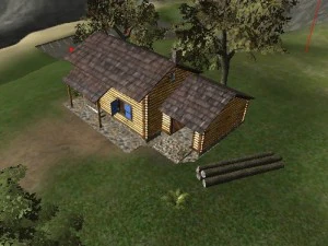 house wood 3D Model