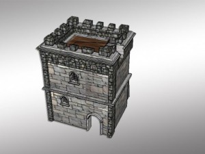 castle tower 3D Model
