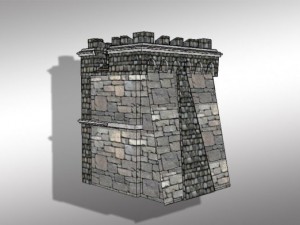 castle tower 3D Model