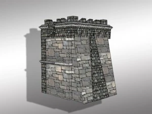 castle tower 3D Model