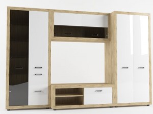the cabinet is modular Model 3D
