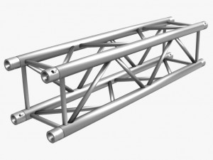 square truss straight segment 21 3D Model
