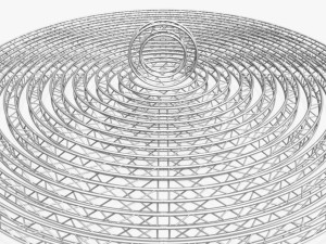 circle square truss modular collection - 10 pcs modular 3D Модель