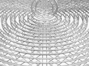 circle square truss modular collection - 10 pcs modular 3D Модель