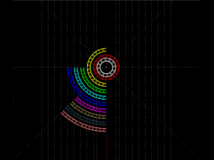 circle square truss modular collection - 10 pcs modular 3D Модель