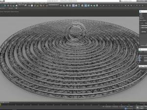 circle square truss modular collection - 10 pcs modular 3D Model