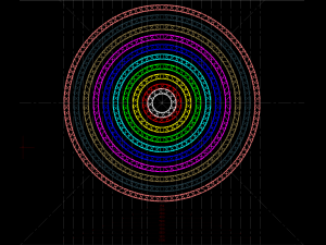 circle square truss modular collection - 10 pcs modular 3D Модель