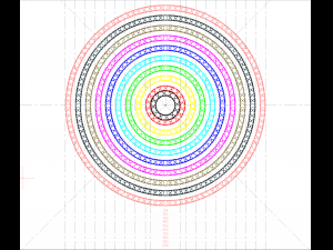 circle square truss modular collection - 10 pcs modular 3D Модель