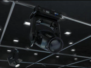 Virtual TV Studio News Set 1 3D Model