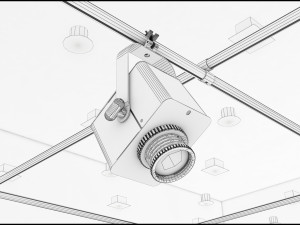 Virtual TV Studio News Set 3 Modello 3D