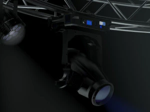 circle square truss 400cm-stage lights 3D Model