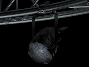 circle square truss 400cm-stage lights Modelo 3D