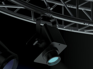 circle square truss 400cm-stage lights Modelo 3D