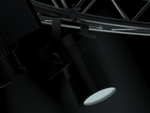circle square truss 400cm-stage lights Modelo 3D