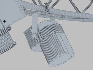 circle square truss 400cm-stage lights Modelo 3D