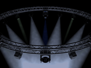 circle square truss 700cm-stage lights Modelo 3D