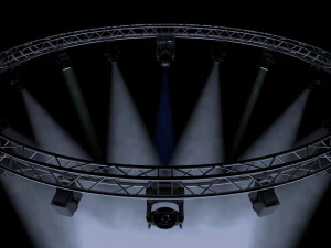 circle square truss 700cm-stage lights 3D Model