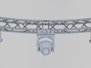 circle square truss 700cm-stage lights Modelo 3D