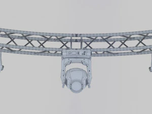 circle square truss 700cm-stage lights 3D Model