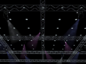 big square truss-stage lights 3D 模型