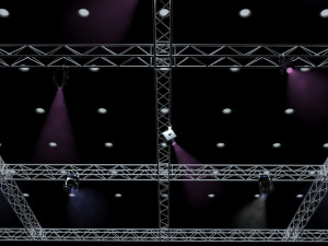 big square truss-stage lights 3D 模型