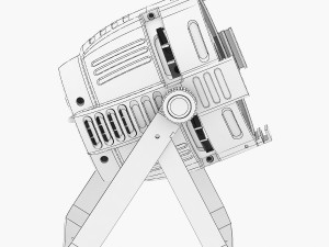 stage light 1 3D Model