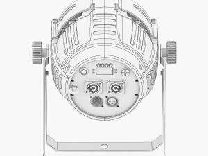 stage light 1 3D Model