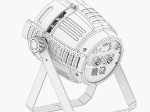 stage light 1 3D Model