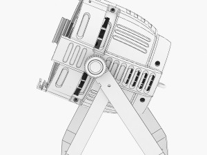 stage light 1 3D Model