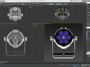 stage light 1 3D Model