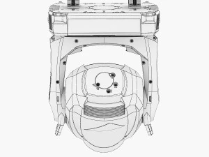 stage light 2 3D Model