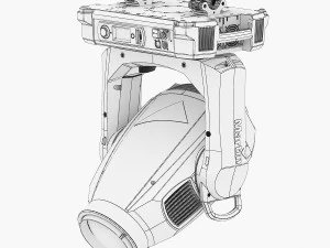 stage light 2 3D Model