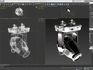 stage light 2 3D Model