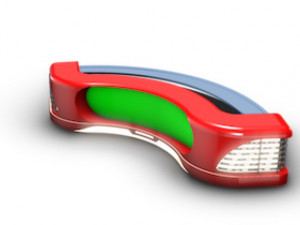 tv studio news desk 11 3D Model