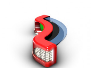tv studio news desk 11 3D Model
