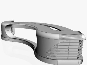 tv studio news desk 11 3D Model