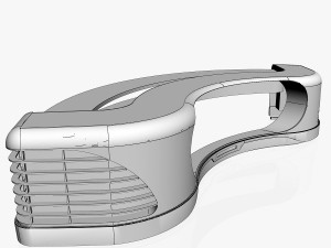 tv studio news desk 11 3D Model