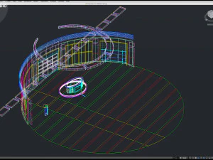 Virtual TV Studio Sets - Collection Vol 7 - 4 PCS DESIGN 3D Model