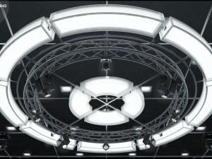 Virtual TV Studio Sets - Collection Vol 7 - 4 PCS DESIGN Modelo 3D