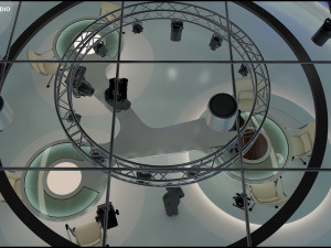 Virtual TV Studio Sets - Collection Vol 7 - 4 PCS DESIGN Modelo 3D