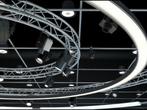 Virtual TV Studio Sets - Collection Vol 7 - 4 PCS DESIGN Modelo 3D