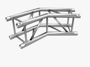 trusses square triangular beam bundle collection - 129 pcs modular 3D Model