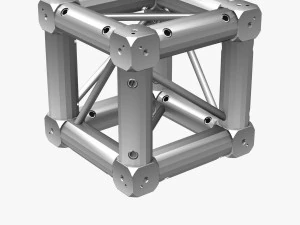 trusses square triangular beam bundle collection - 129 pcs modular 3D Model