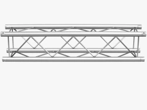 trusses square triangular beam bundle collection - 129 pcs modular 3D Model