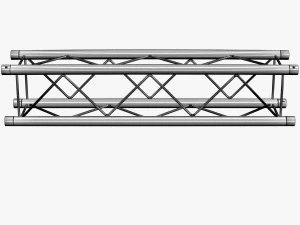 trusses square triangular beam bundle collection - 129 pcs modular 3D Model